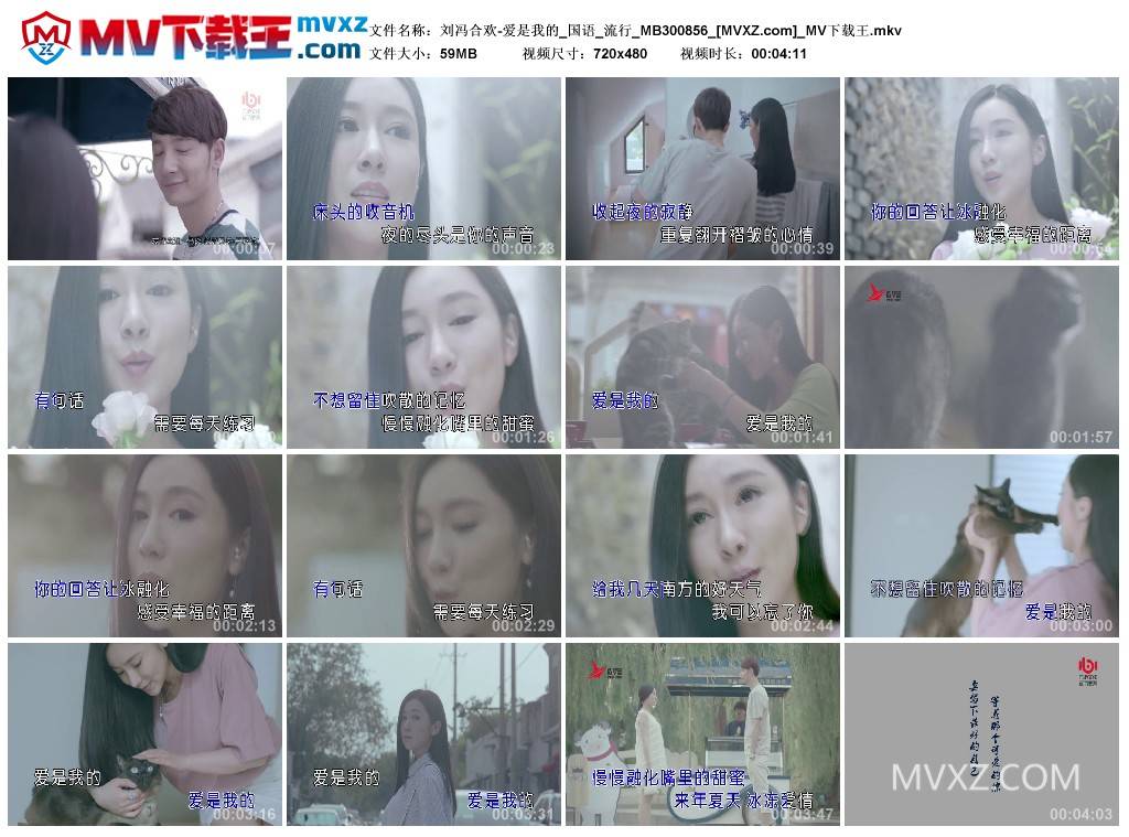 刘冯合欢-爱是我的_国语_流行_MB300856